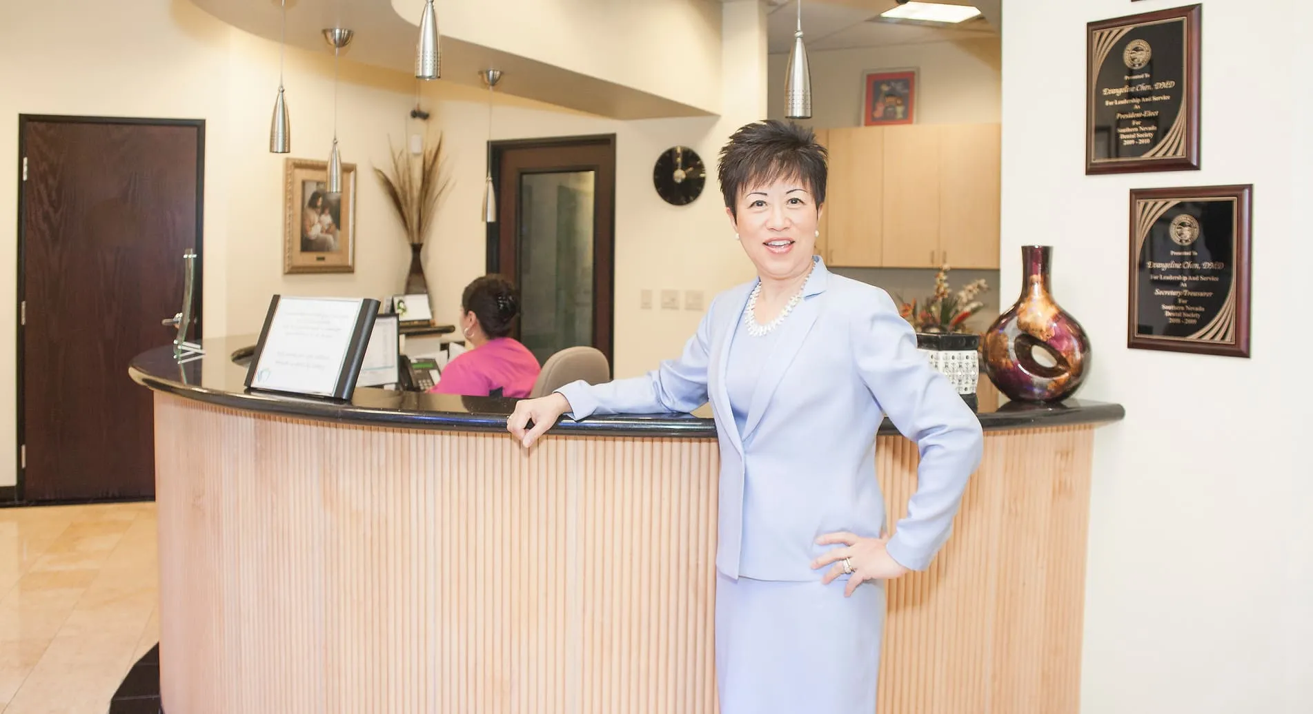 Dr. Evangeline Chen in the Greater Las Vegas Dental office